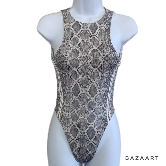 Frankies Bikinis Coastline Python One Piece Bikini - Picture 4 of 7